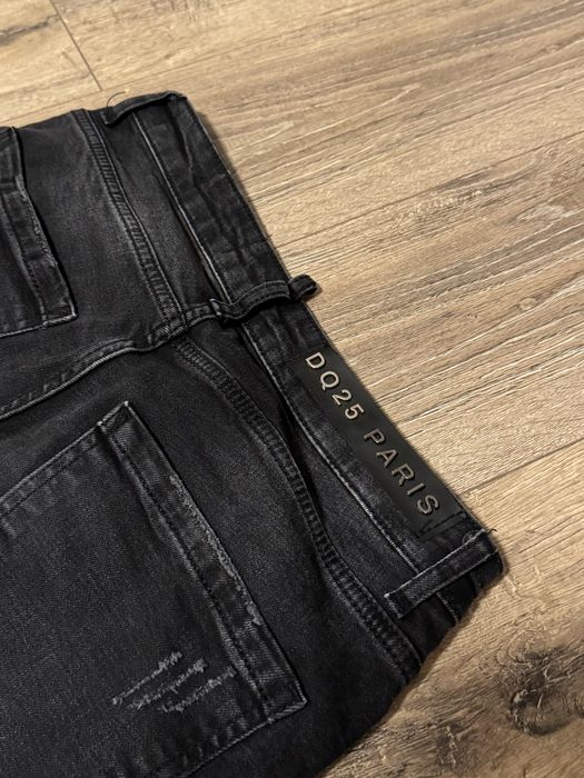 Мъжки черни дънки DQ25