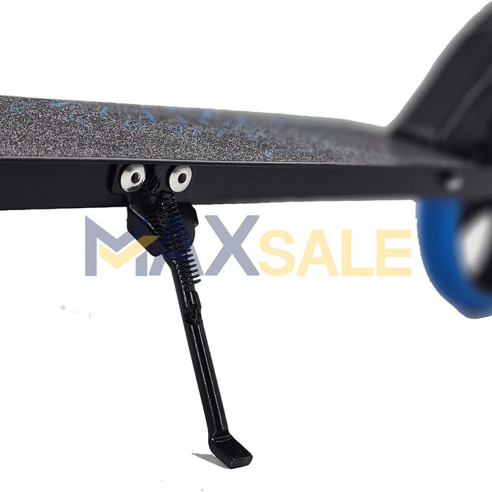 Детска тротинетка сгъваема скутер scooter черно и синьо опорна стойка