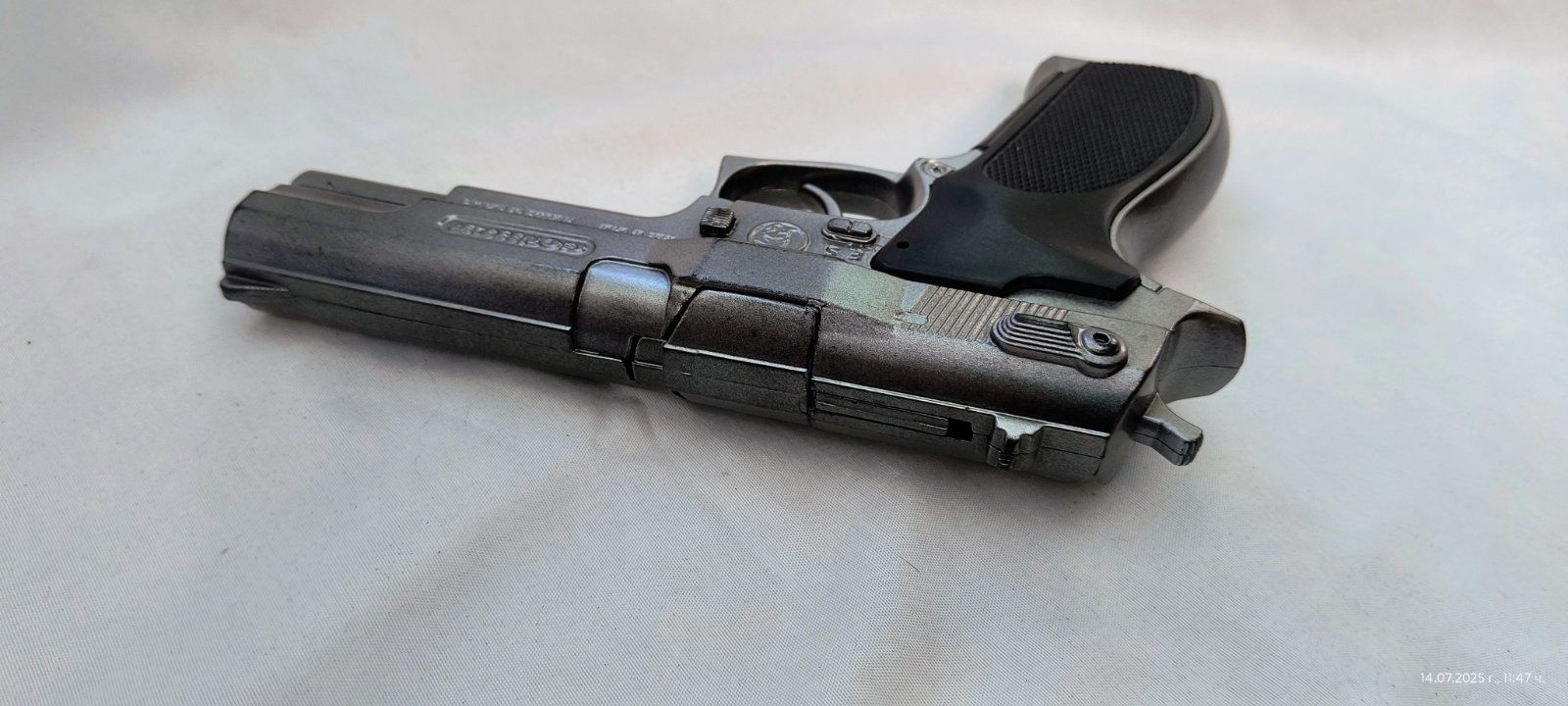 Метален пистолет с капси Colt 1911 комплект с кобур