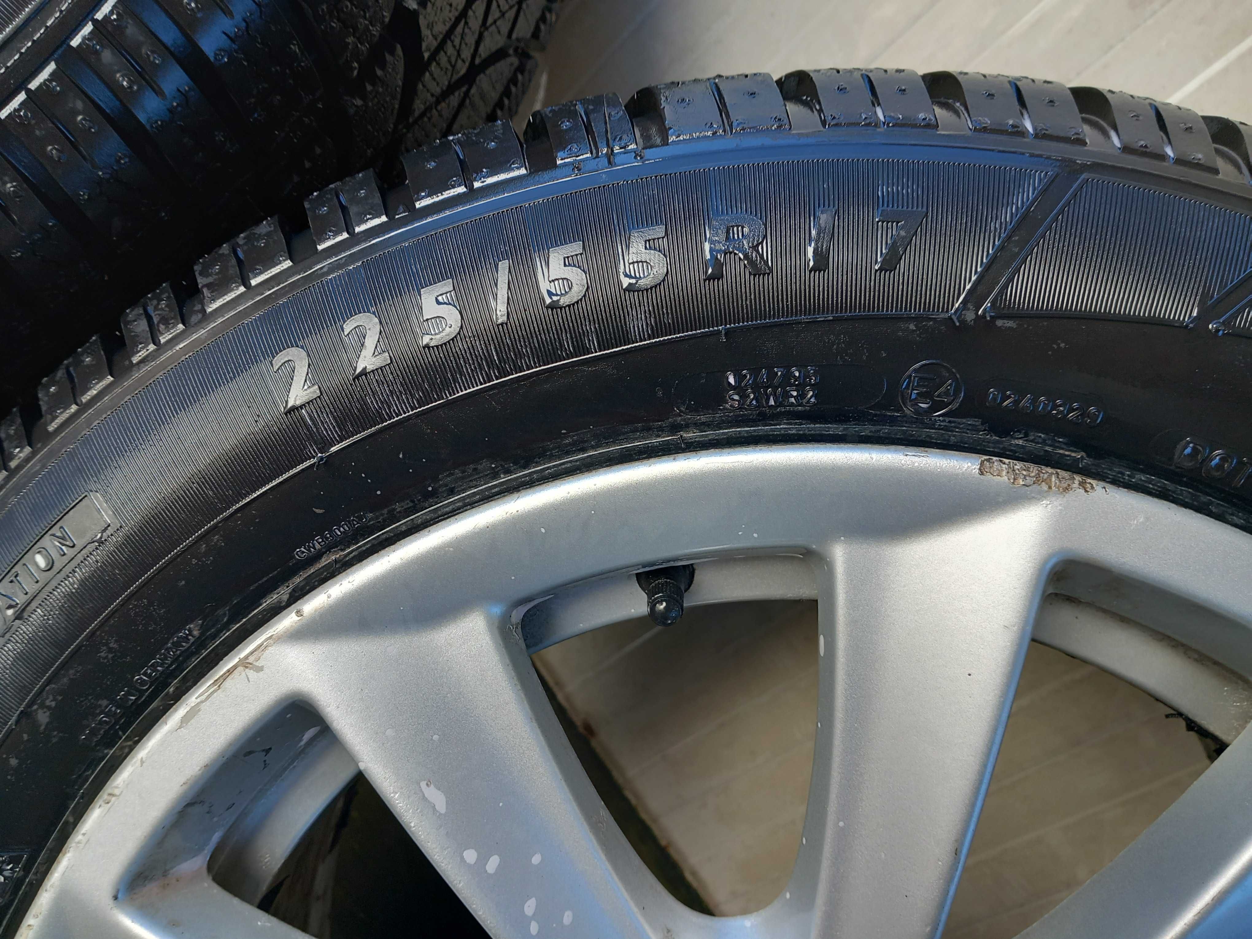 Джанти BMW 5x120 17’ със зимни гуми 225/55 17