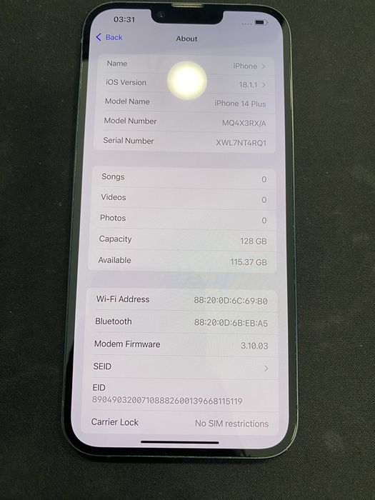 Iphone 14 Plus 128 Gb id-huo707