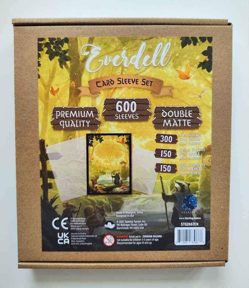 Настолна игра Everdell - The Complete Collection и протектори