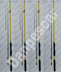 SET 4 Lansete Feeder ROBINHAN BOLENTINO PLUS 2,40m 100-200gr 2 Varfuri