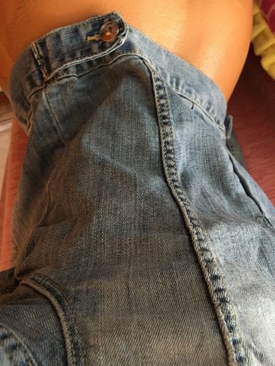 Jachetă scurtă de denim Geaca blug Nr 34 XS H&M