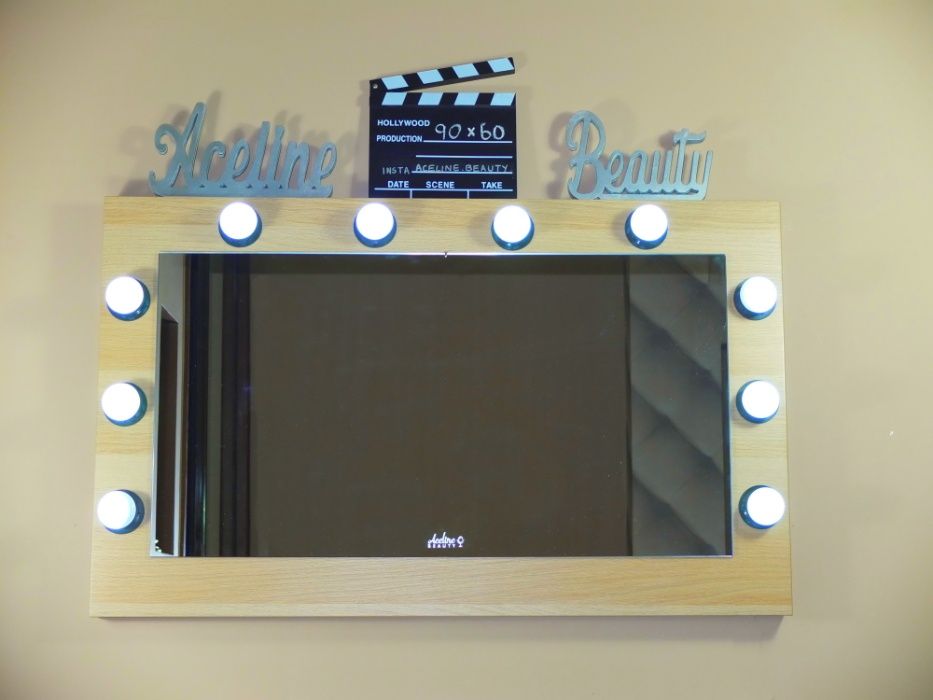 Oglinda HOLLYWOOD makeup machiaj 90x60