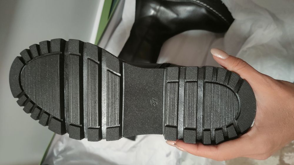 Ботуши естествена кожа 37 номер