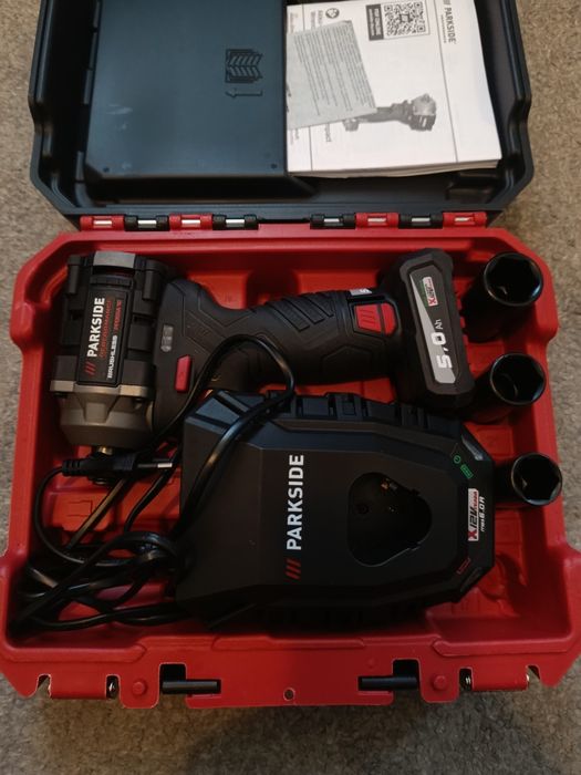 Impact parkside 350nm acumulator de 5A