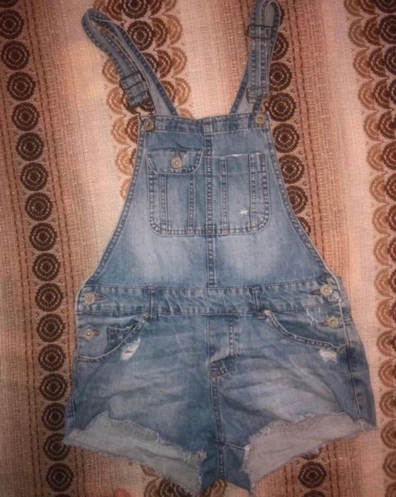 Salopeta Denim și top mărimea s