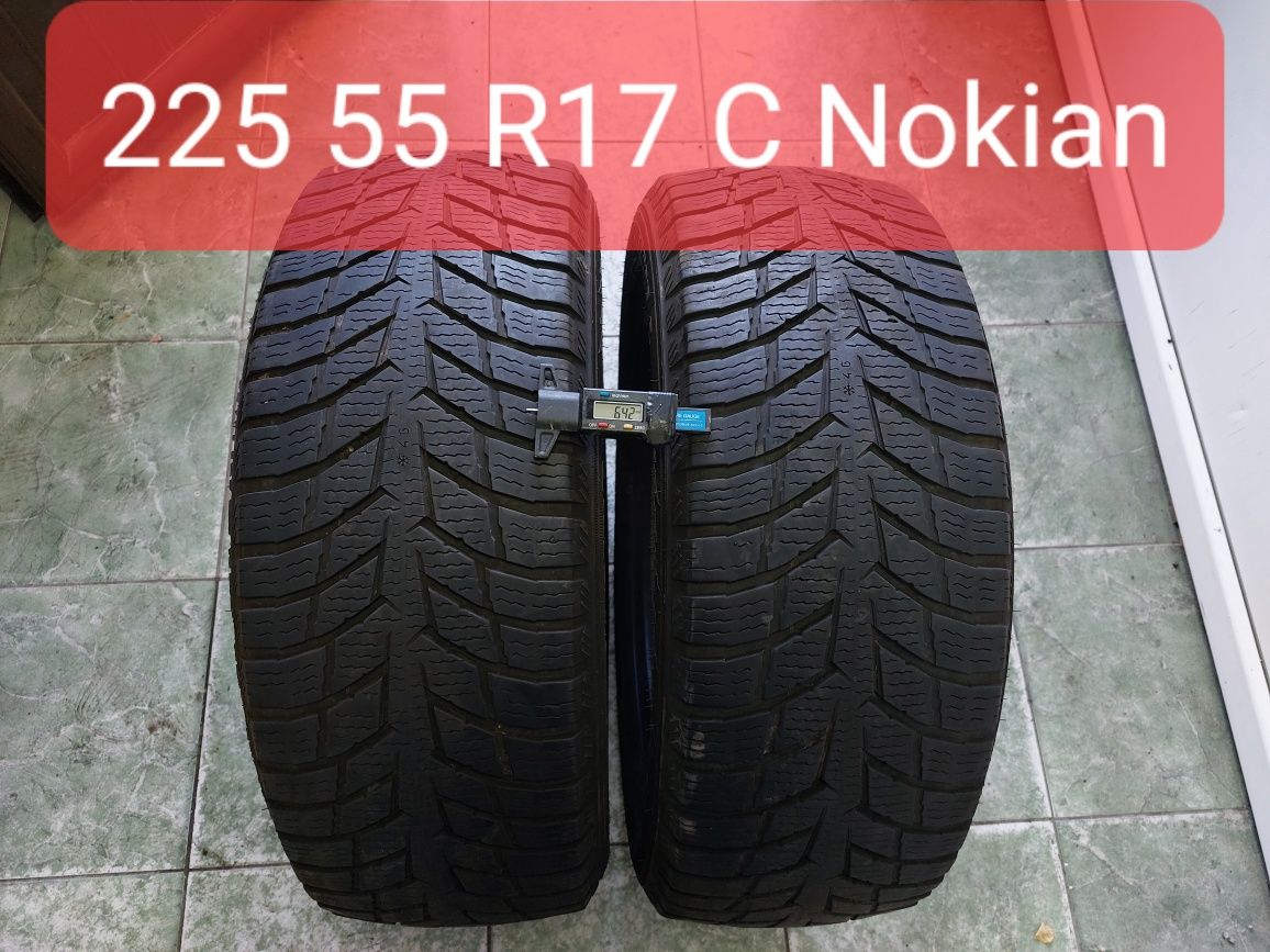 2 anvelope 225/55 R17 C Nokian