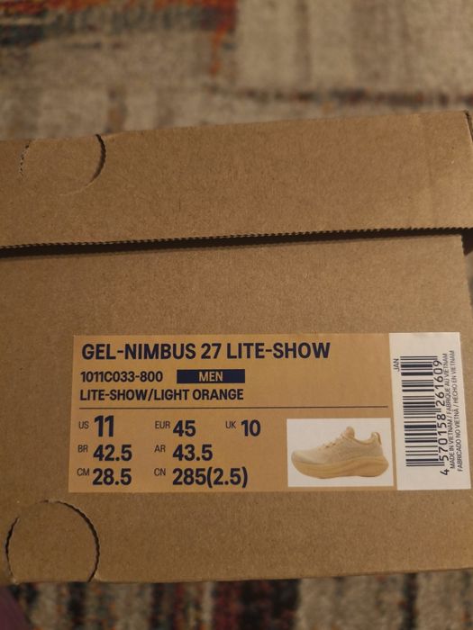 Adidasi alergare Asics Nimus 27 (45 / PRET FIX)