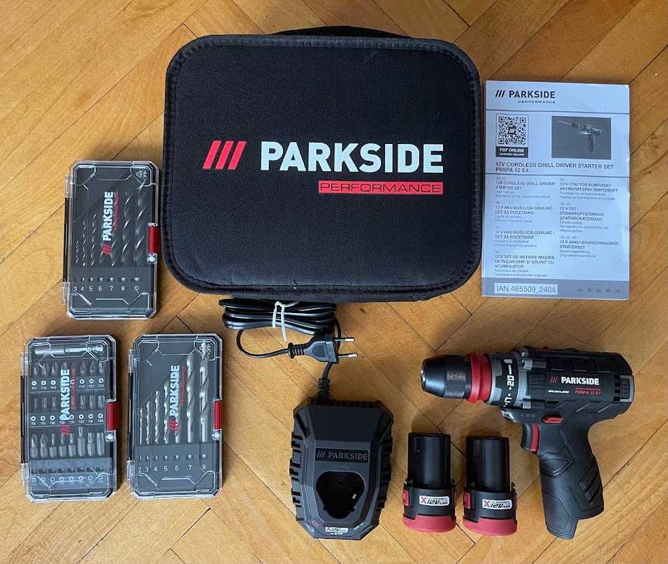Ударни винтоверти импакт гайковер PARKSIDE Performance 20V 60/80/150Nm