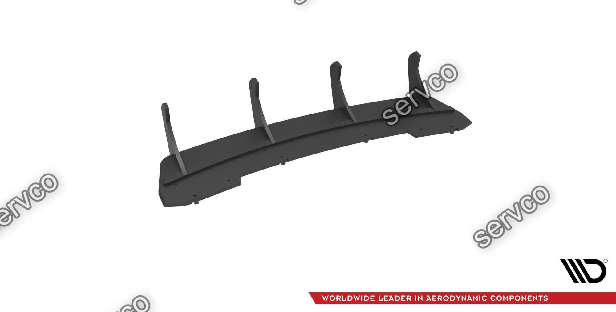 Prelungire difuzor bara spate Audi A4 B8 2011-2015 v15  Maxton Design