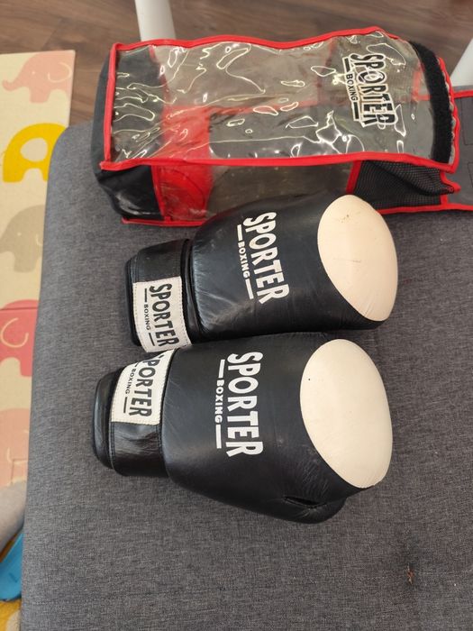 Боксови ръкавици от кожа Sporter
