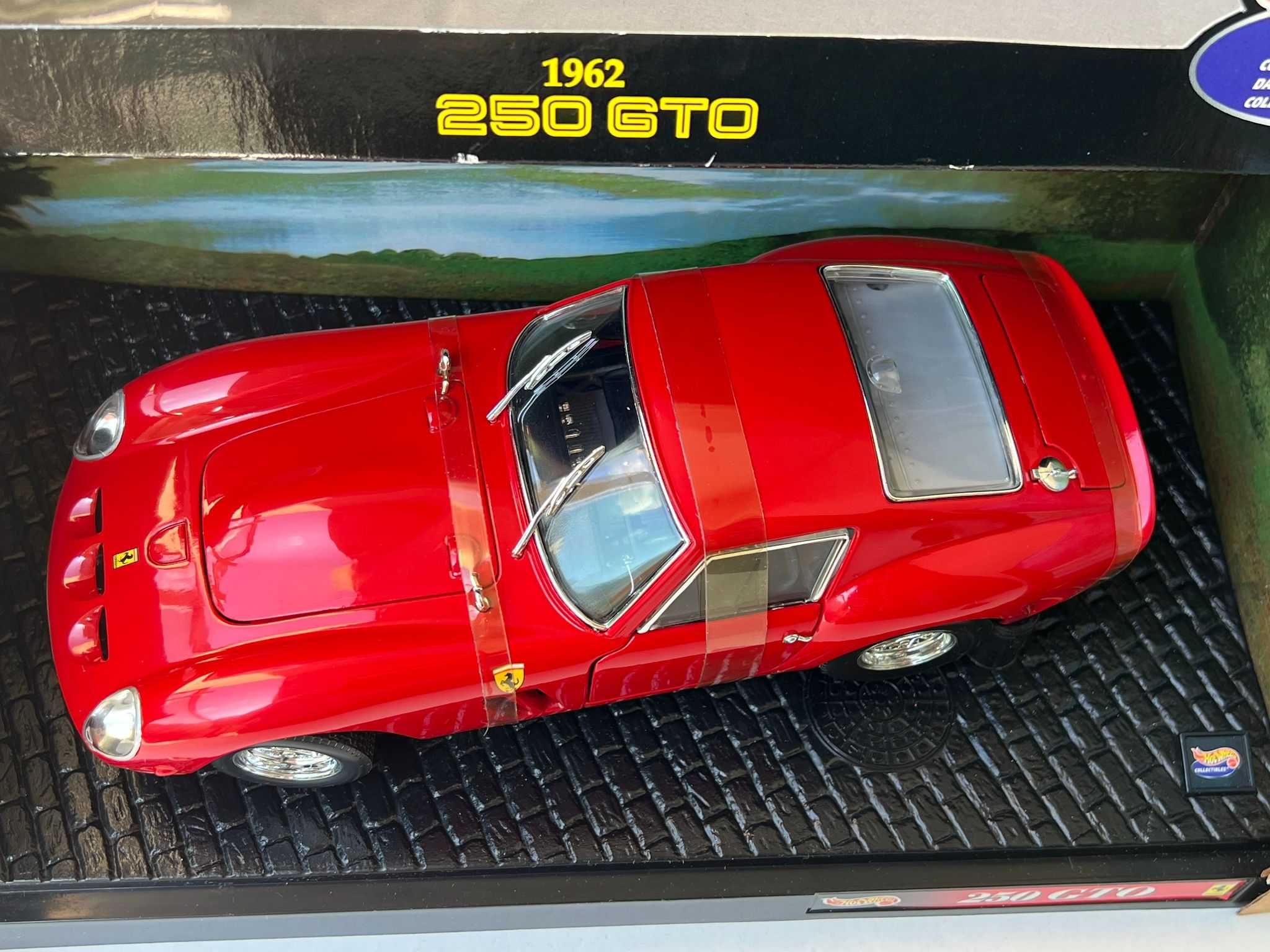 Macheta Auto 1/18 Hotwheels Ferrari 250 GTO 1962