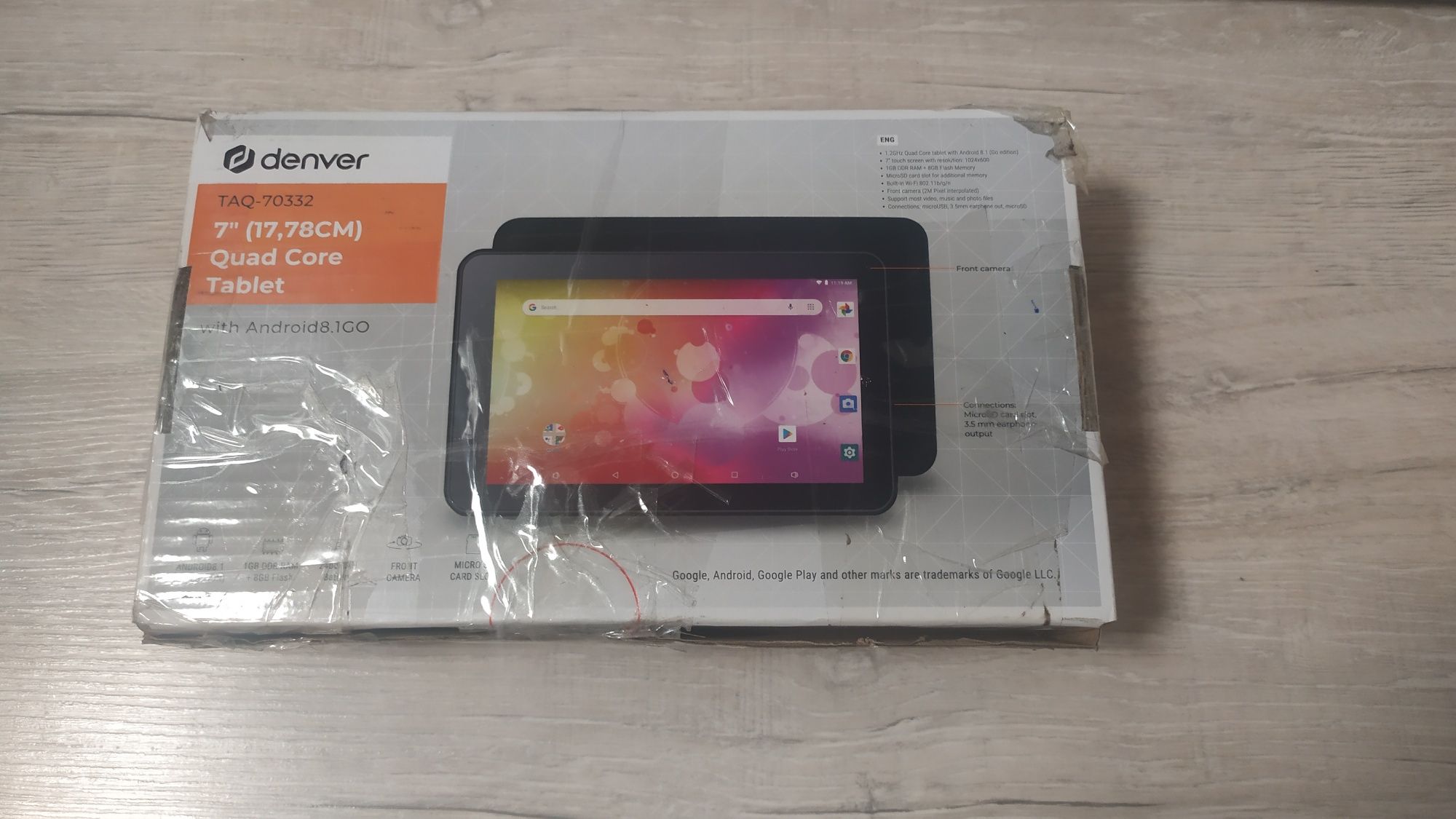 7" /17,78cm/ Quad Core Tablet