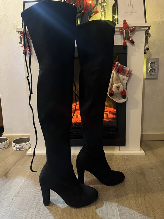 Ботуши от естествен велур