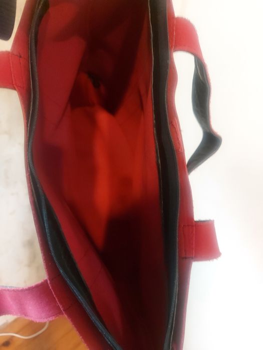 Черна Дамска чанта с портфейл