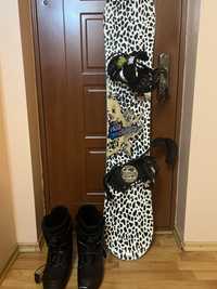 Placa snowboard rossignol + legaturi + boots 42.5