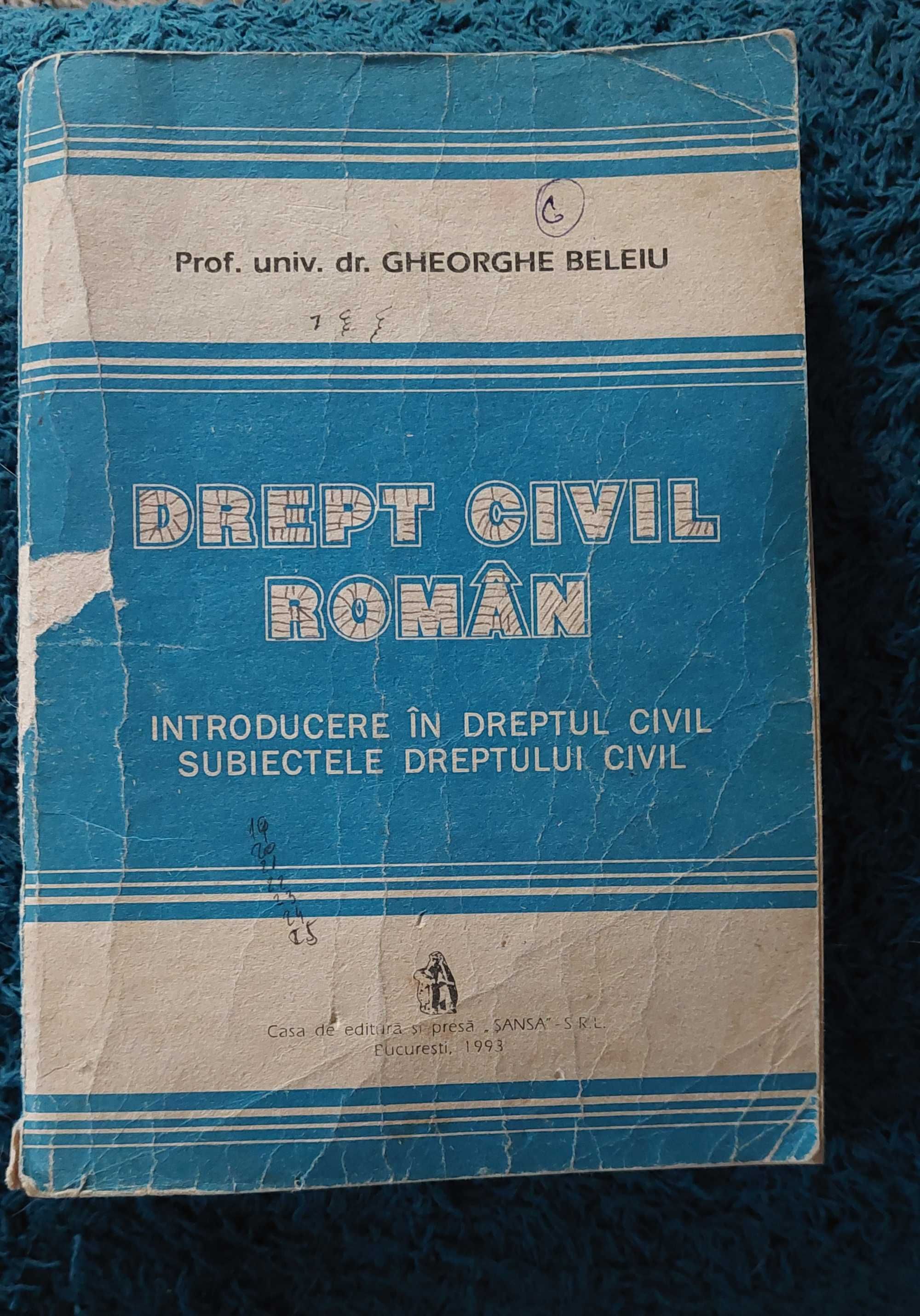 Gheorghe BELEIU Drept Civil roman