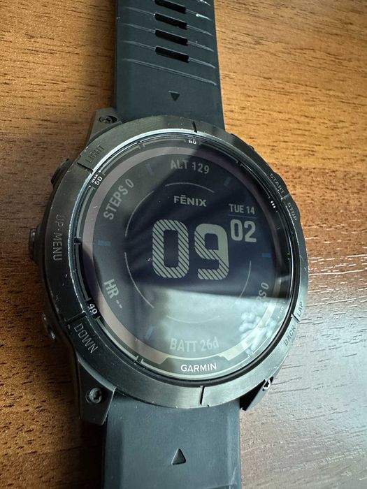 Garmin Fenix 7X Pro, Sapphire Solar, Carbon Gray DLC Titanium