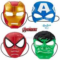 Маски на Iron-man, Spider-man, Capitan America, Hulk, Thanos