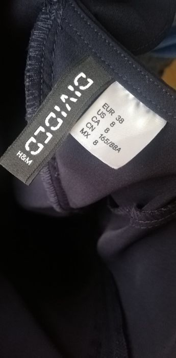 -80% Rochie scurta H&M, Bleu-Marine, marime M/38, Trimt Gratuit
