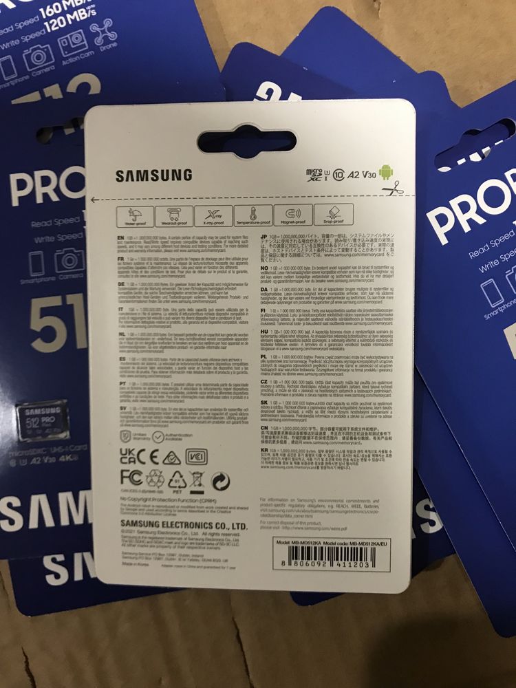 Card Samsung Pro Plus microSDXC 512GB MB-MD512KA/EU.Noi Sigilate !!!