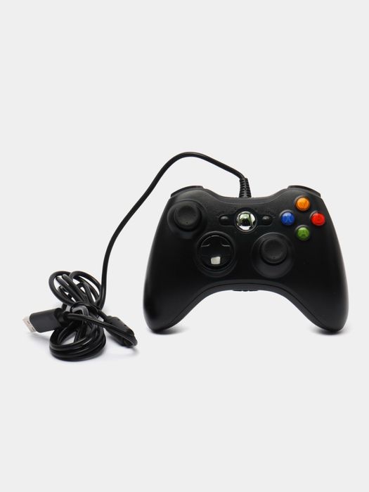 Джойстик для Xbox 360 проводной, подходит для ПК и ноутбука
