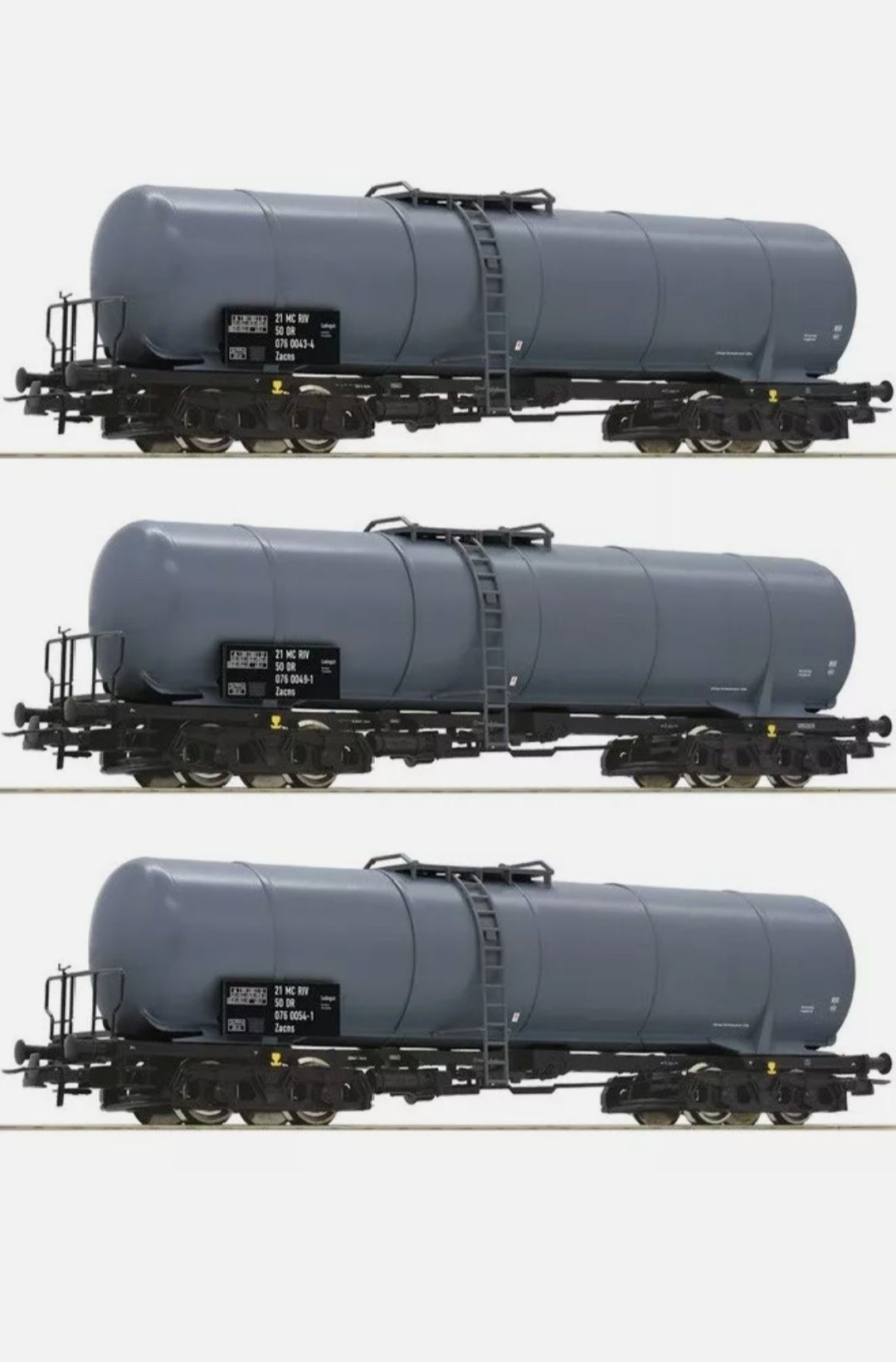 Roco H0 5110002 цистерна комплект от DRR/ 3 броя - НОВИ