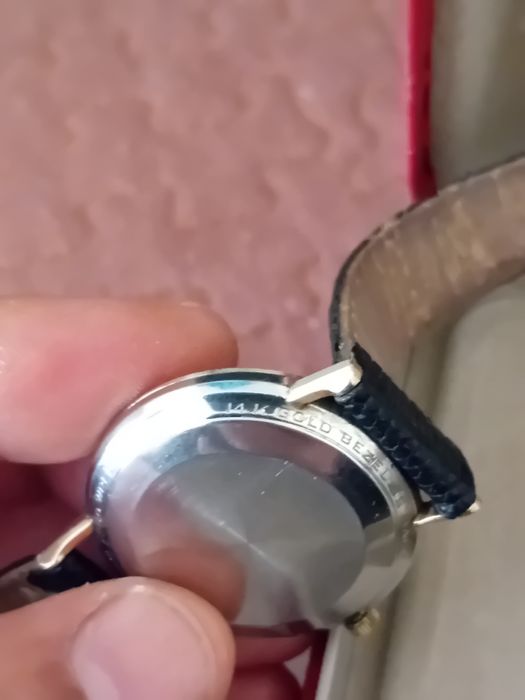 Ceas barbatesc Longines Admiral 5 stele automatic aur 14 k  coroana