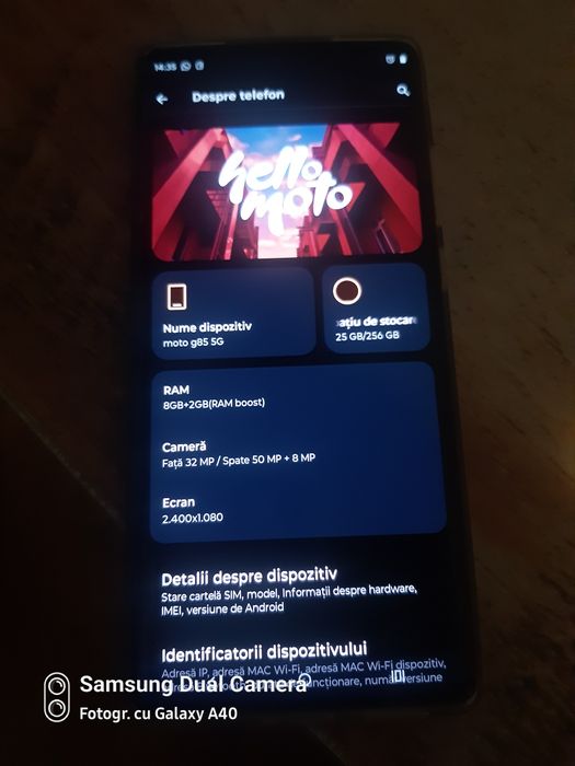 Telefon motorola g85 5G