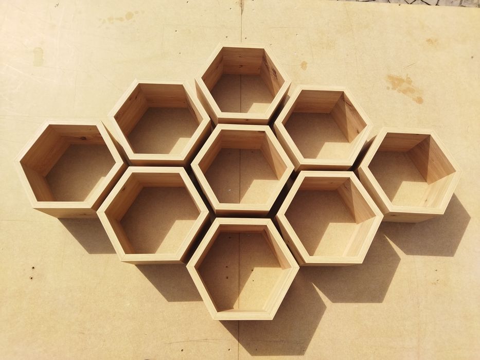 Етажерка, Шестоъгълник,Пчелна пита,рафт,полица, библиотека