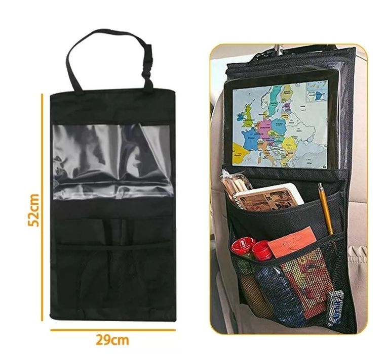Husa Protectie Pentru Scaun Auto Copii Cu Buzunar Tableta