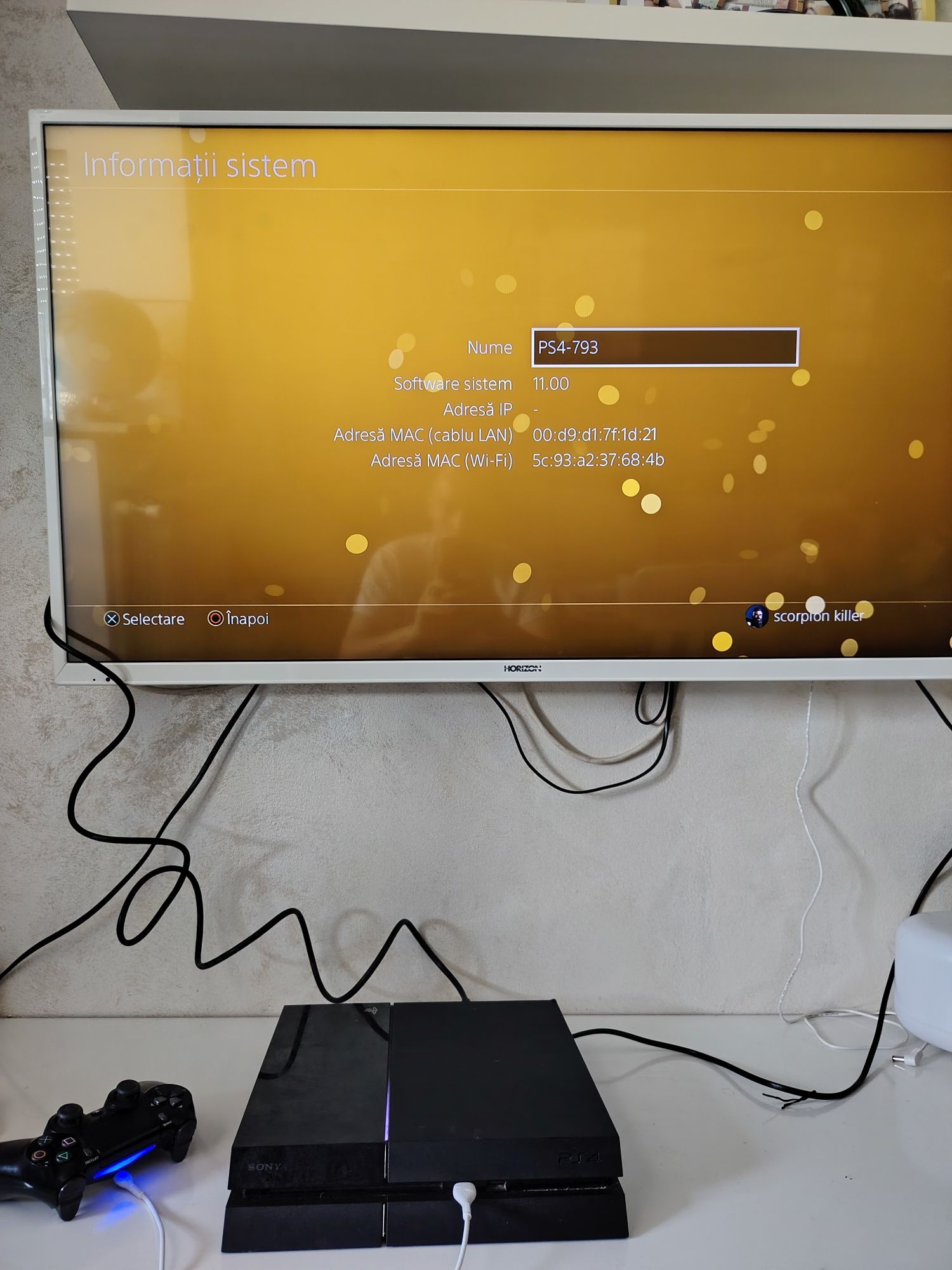 Consola PS4 500GB 10 Jocuri Controller V2 Original Sony