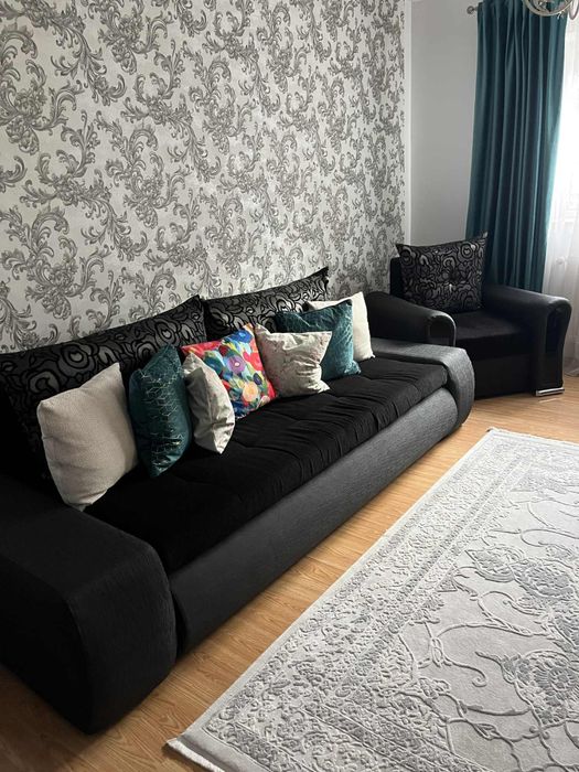 Canapea extensibila+2 fotolii