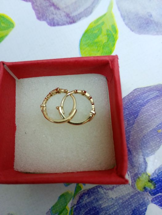 Vând cercei aur 14 k