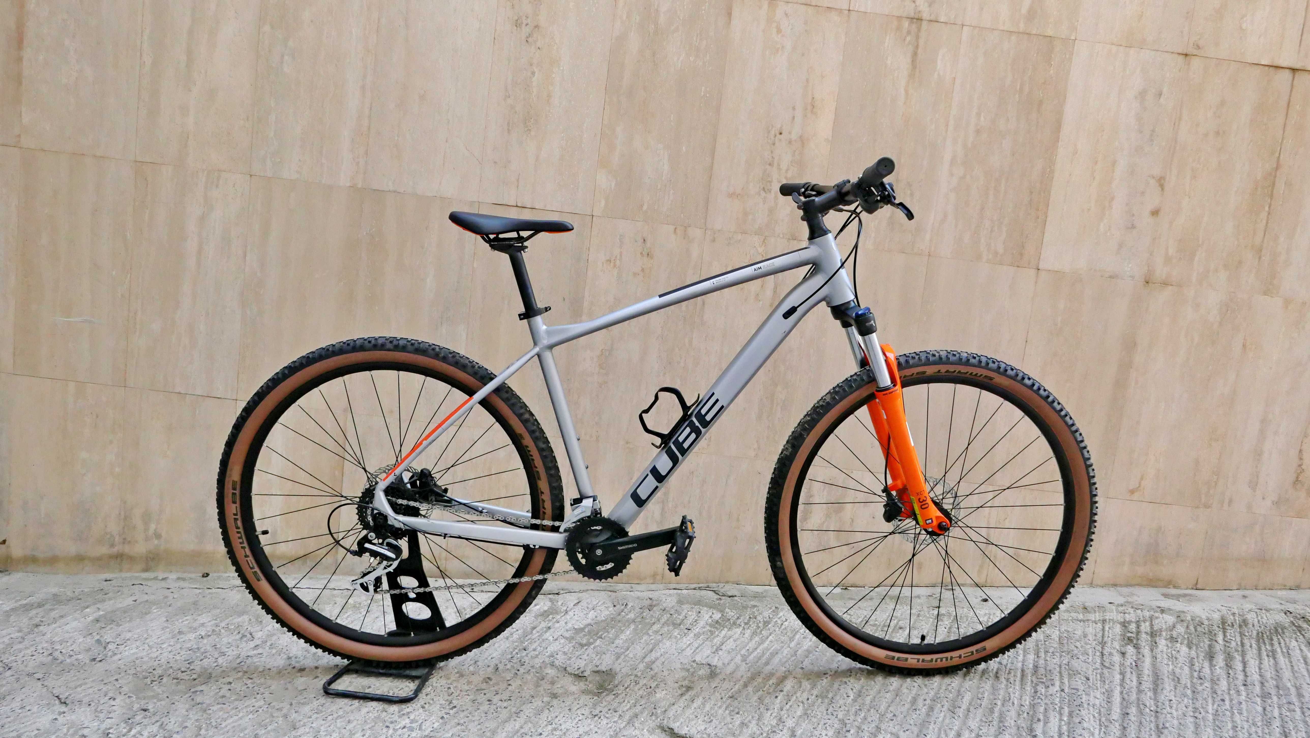 Cube Aim Race, 29 XL, Suntour 100 мм, 2x8 скорости, дискови спирачки