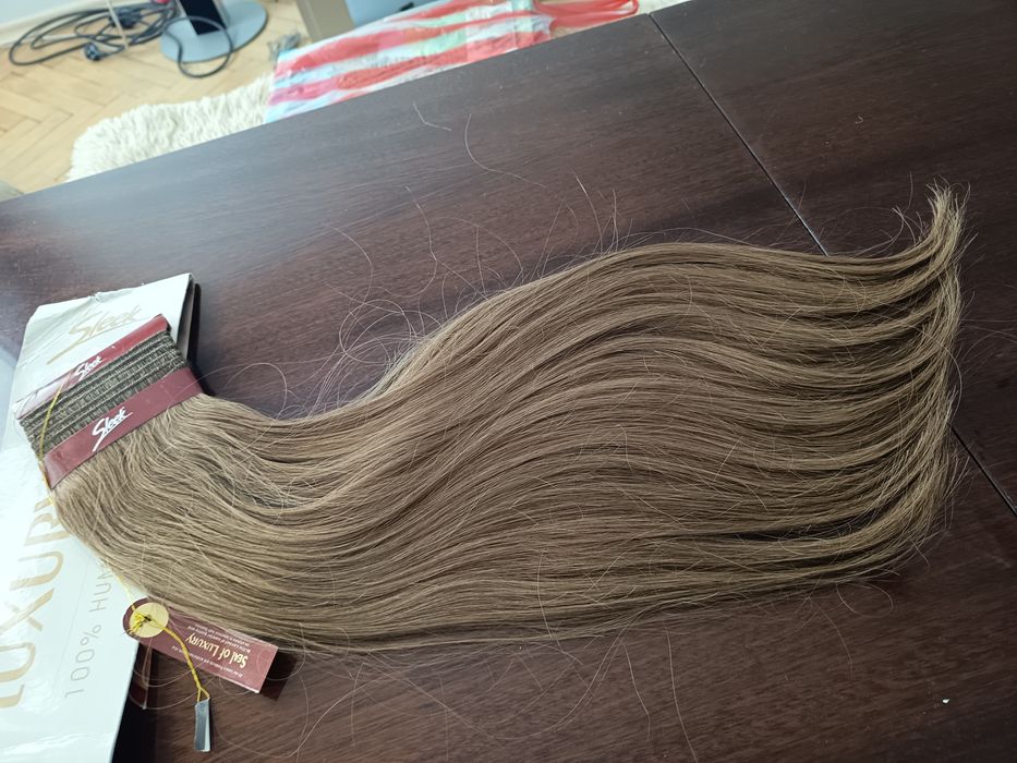 100%Индйска коса 100гр.50см.