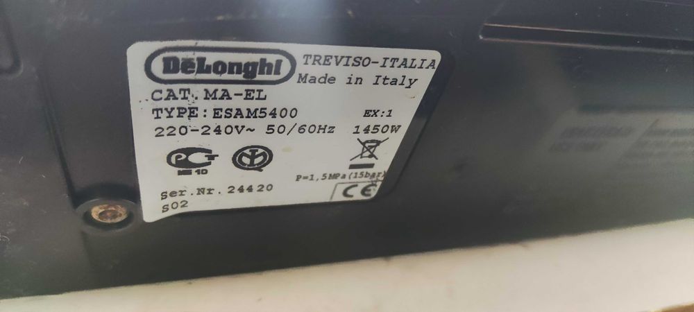 Espressor Automat DeLonghi Perfecta ESAM 5400 Aparat cu Cafea Boabe