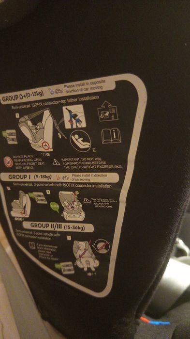 Vând scaun auto pentru copii