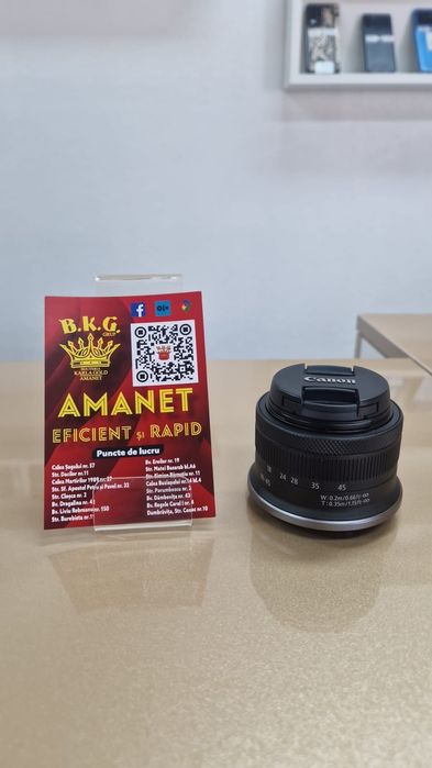 Obiectiv Foto Canon 50mm Amanet BKG