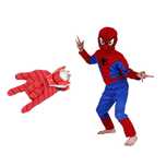 Set costum Spiderman marimea S si manusa cu lansator