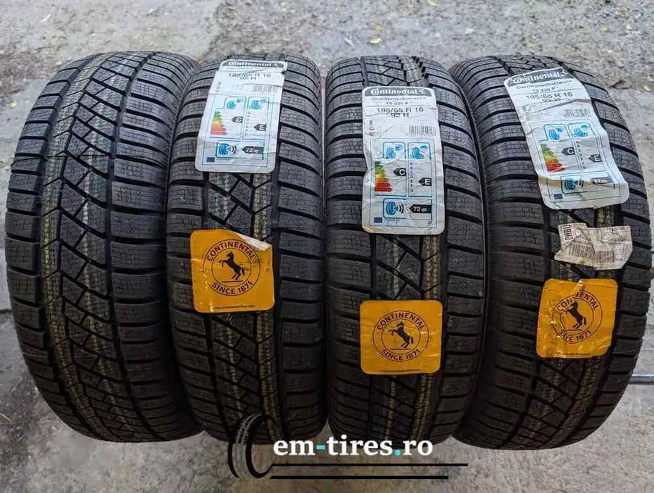 SET 4 Anvelope Iarna 195/65 R16 CONTINENTAL ContiWinterContact TS830P