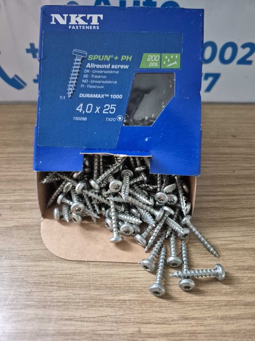 nkt suruburi lemn 4.0x25 mm - lot 10-25-11