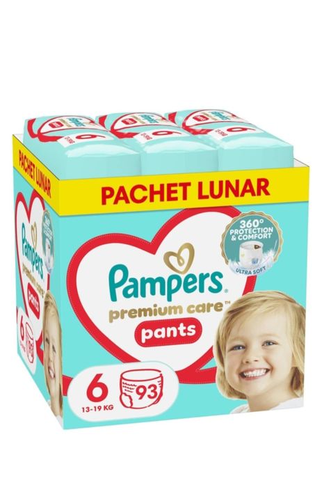 Pampers premium care pants mărimea 4,5 sau6
