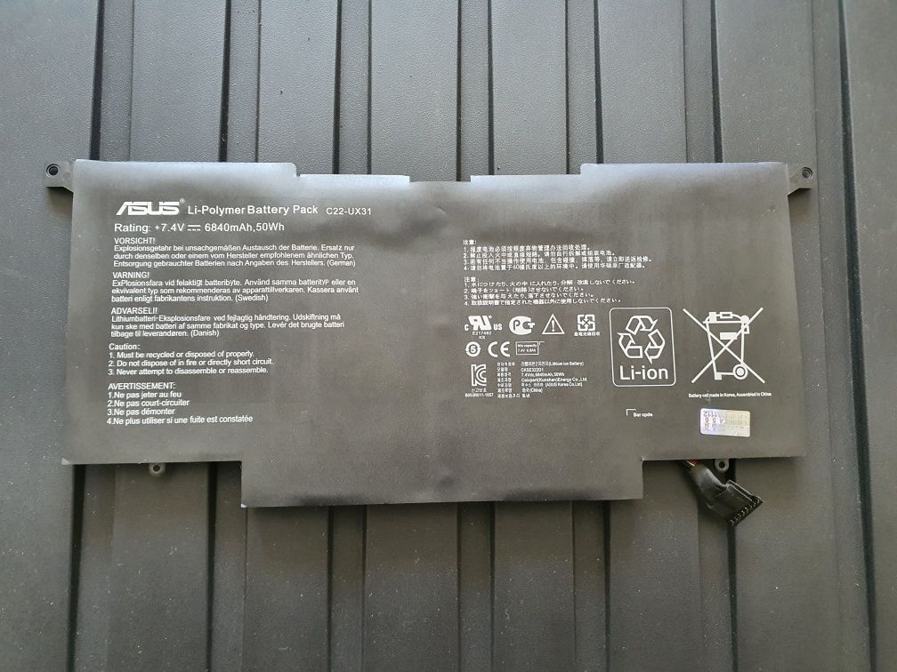 Acumulator laptop Asus  C22-UX31