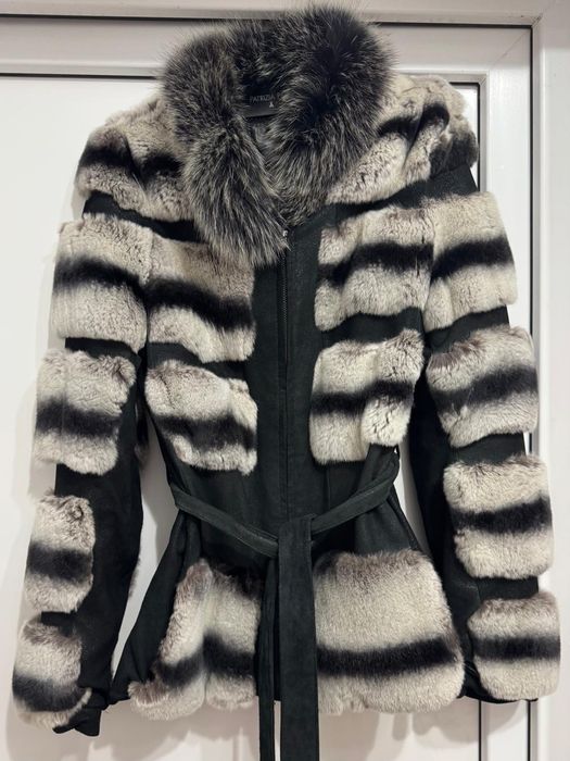 Haina din Blana naturala Chinchilla