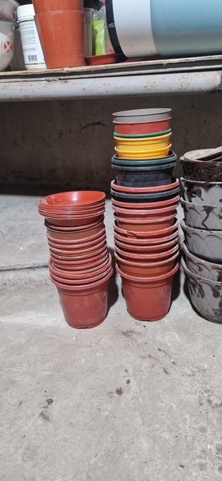 Горшок для цветов б/у