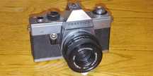 Praktica L cu obiectiv Pentacon Prakticar.1.8/50mm