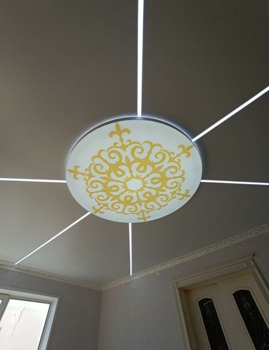 Натяжные потолки 1400 за кдварат